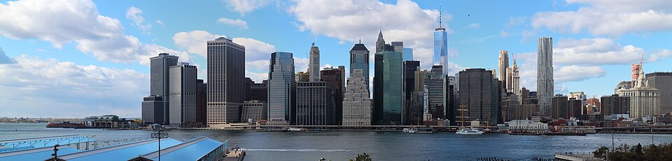 Brooklyn waterfront skyline