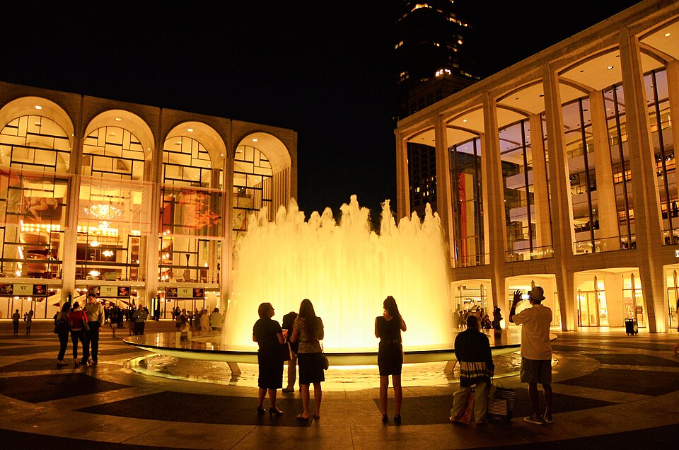Lincoln Center plaza and fountain
