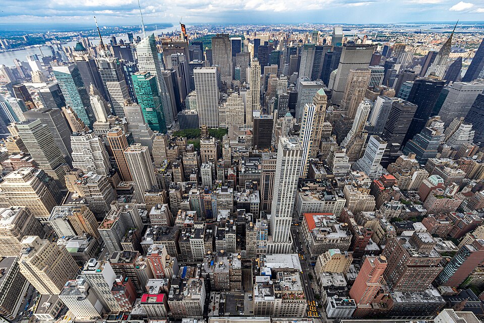 Manhattan setback skyscrapers